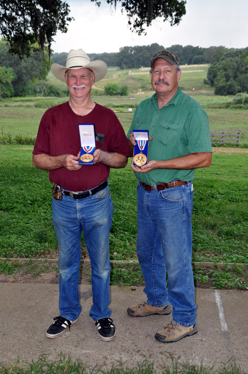 LeRoy Tanner & Jimmie Sommerfield; LeRoy wins iron sight & Jimmie wins Scope in 2014 Club Championship
