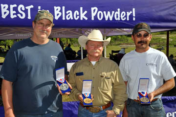 (2nd) Jay Butts; (1st) Kirk Martin; (3rd) Vance Ballew